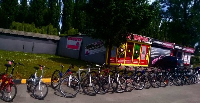 Прокат велосипедов в пункте велопроката в Киеве. Заказать по акции