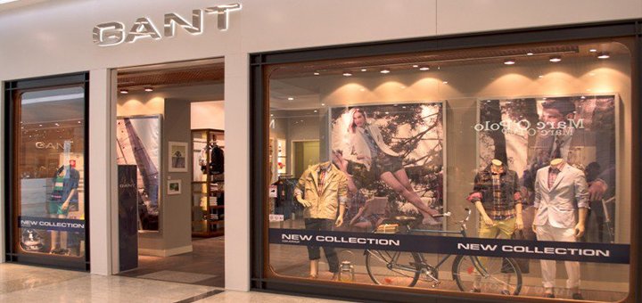 Discounts for the entire assortment of goods in &quot;gant&quot; stores