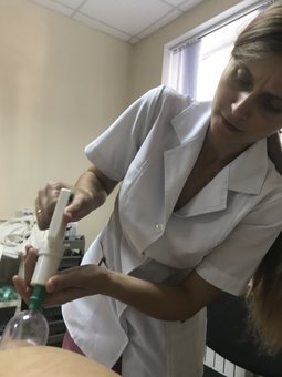 Anti-cellulite massage from Olga Sokolova at Kharkiv. Rob with knowledge.