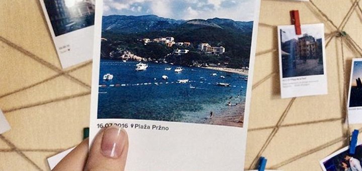 Друк фотографій в стилі instagram або polaroid в студії «фокус»
