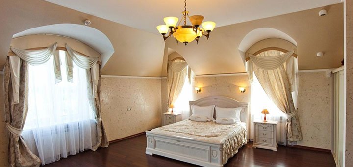 Hotel room in the Gorny Ruchey suburban complex. Book a hotel room with a discount. Discount hotels near Kiev.