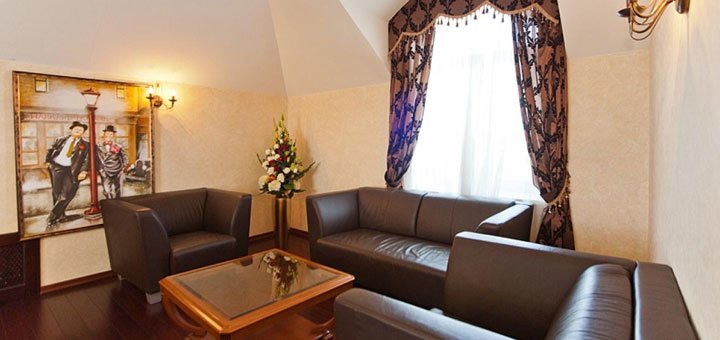 Hotel room in the Gorny Ruchey suburban complex. Book a hotel room with a discount. Discount hotels near Kiev.