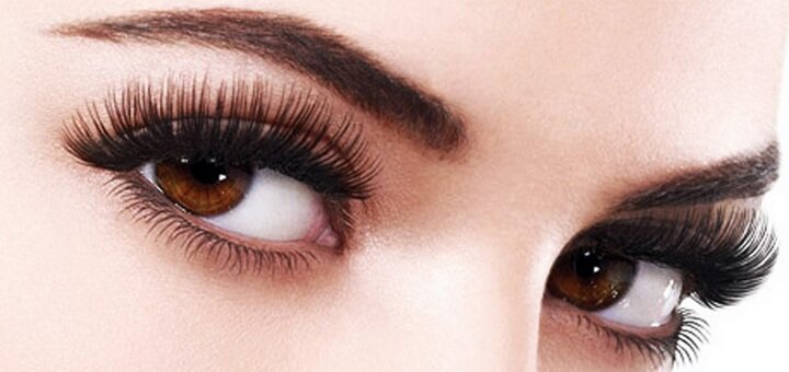 Eyelash extension at the beauty «Beauty Victory» studio in Кiev. Sign up for a promotion.
