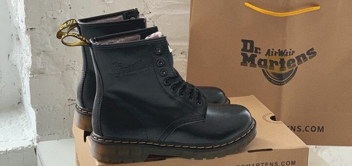 Кожаные ботинки Dr. Martens в онлайн-магазине «Dropsider». Купить со скидкой.