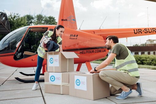 Доставка вантажів на вертольоті від «Heli.com.ua». Замовити зі знижкою.