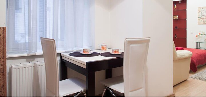 Апартаменты Like at Home с кухней расположены во Львове