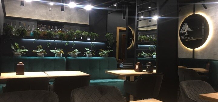 Pan-Asian restaurant Moyogi in Lviv. Visit for promotion 2