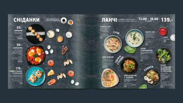 Меню суші-ресторану casta в києві