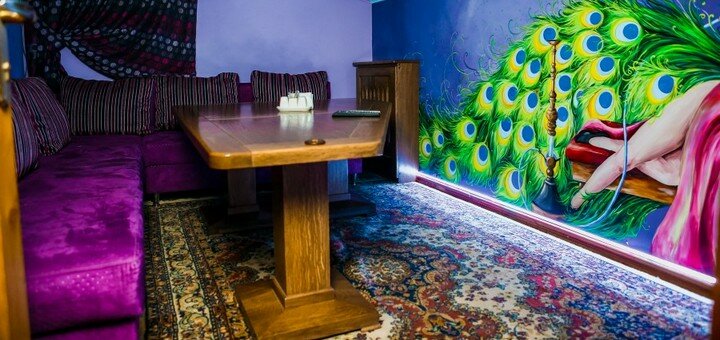 Beautiful interiors in the hookah "zatishok", discounts and promotions for hookah