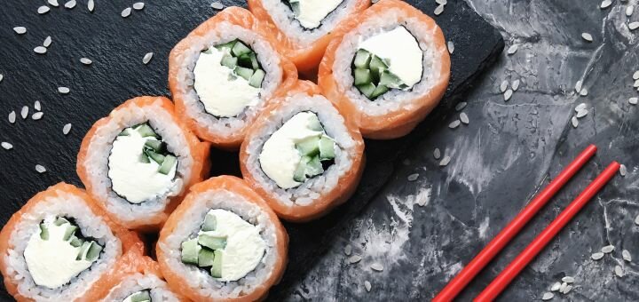 Discount on vme sushi and pizza menu from a delivery service in odessa