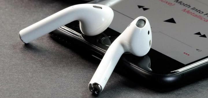Airpods headphones at the joker store in dnipro. buy at a discount.