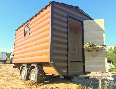 Bath on wheels in ternopil. order a sauna at a discount.