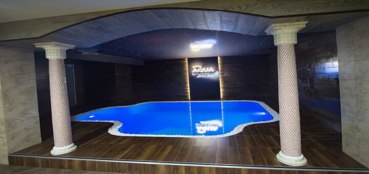 Promotions in the spa salon &quot;aqua spa&quot;