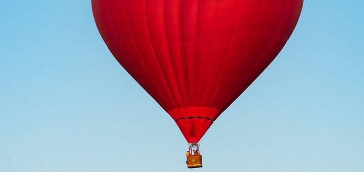 Полет на воздушном шаре для двоих в виде сердца от компании «Polyot» в Киеве со скидкой
