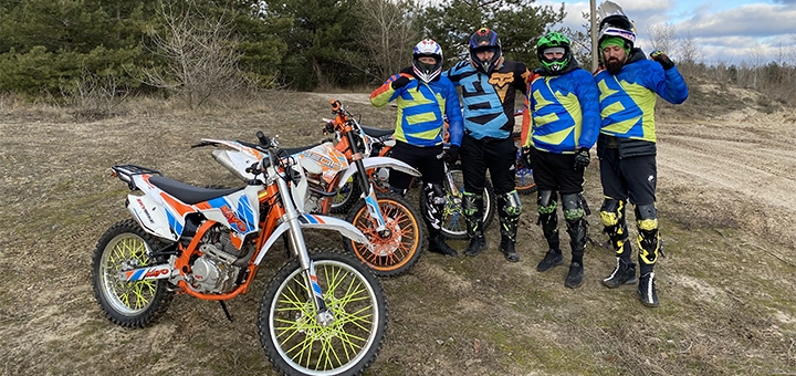 Rent of ATVs and Kvadro Dnepr motorcycles in Dnipro. With discount.