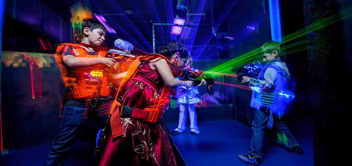 Laser tag at the Otaman club at a discount