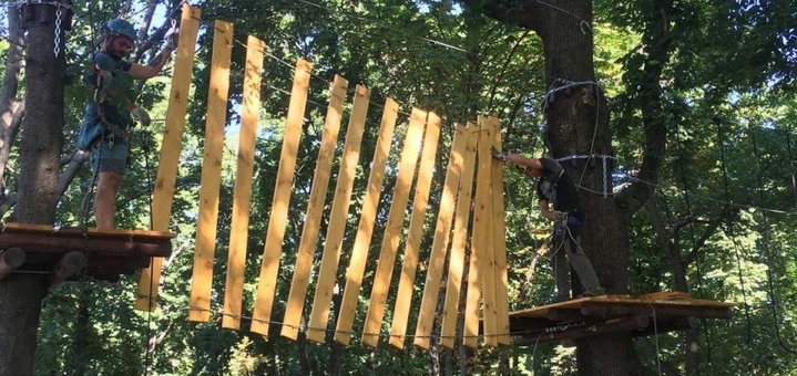 Веревочный парк Monkey Forest в Полтаве, записаться