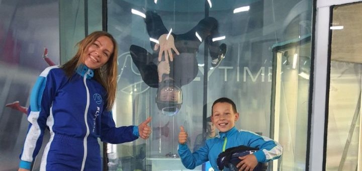 Wind tunnel FlyTime in Dnipro, discounts for flights