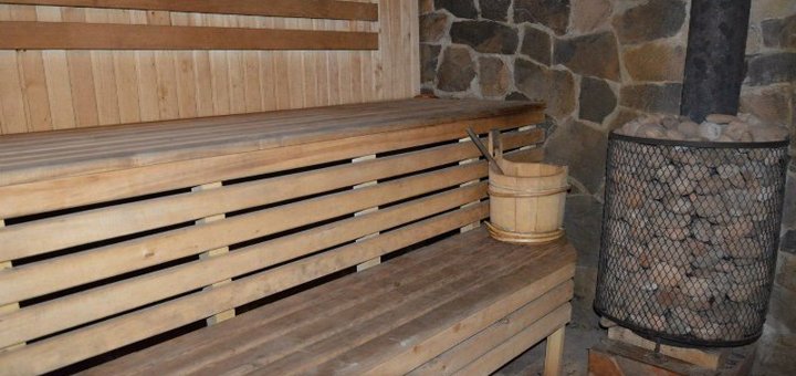 База відпочинку «Зелена дача», знижки на відвідування сауни 5
