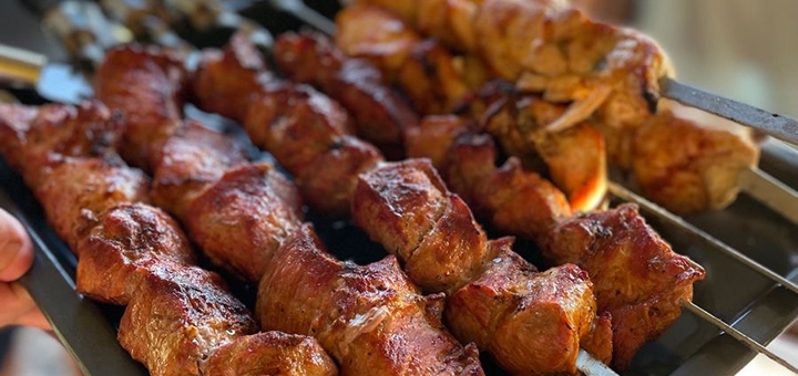 Georgian cuisine restaurant Gagra Georgian House. Visit with the promotion 12