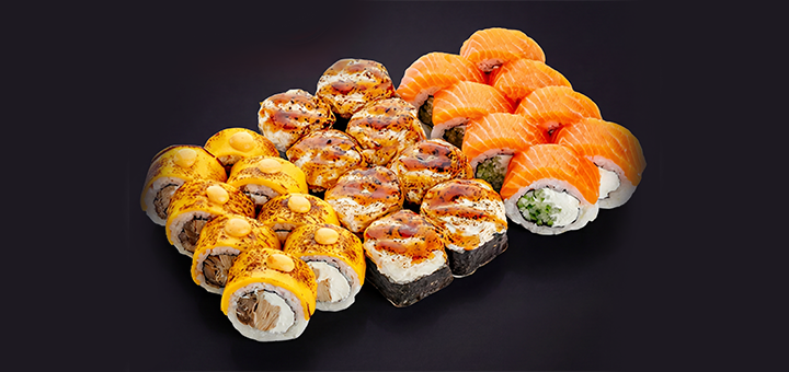 Amo Sushi delivery. Order with a special offer of 7.