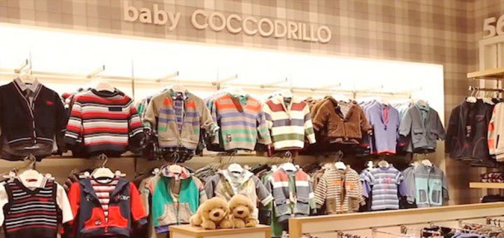 Discounts on clothes at coccodrillo stores