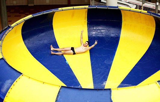 Promotion in the water park "Terminal"