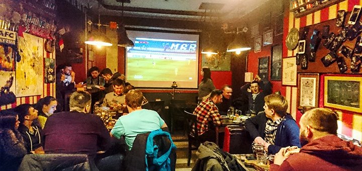 Aktsії at the beer pub "Zalіzyaka" at Lviv