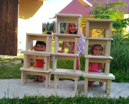 Children's playground in the Bagonchik tract in Vorokhta. Book your vacation at a discount.